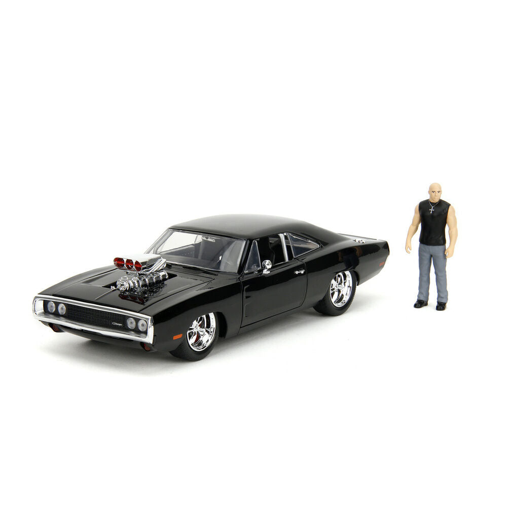Conjunto figura Dominic Toretto & Carro Dodge Charger R/T Fast & Furious