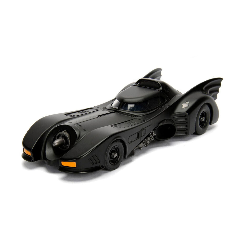 Conjunto figura Batman + Carro Batman Batmobile metal DC Comics