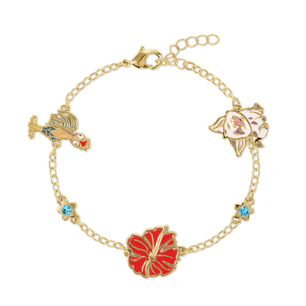 Pulseira charm Vaiana Moana Disney