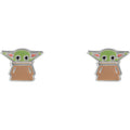 Brincos Grogu The Mandalorian Star Wars em Prata