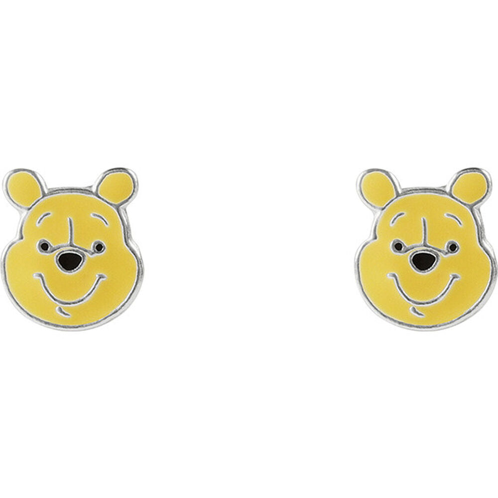 Brincos Winnie the Pooh Disney prata