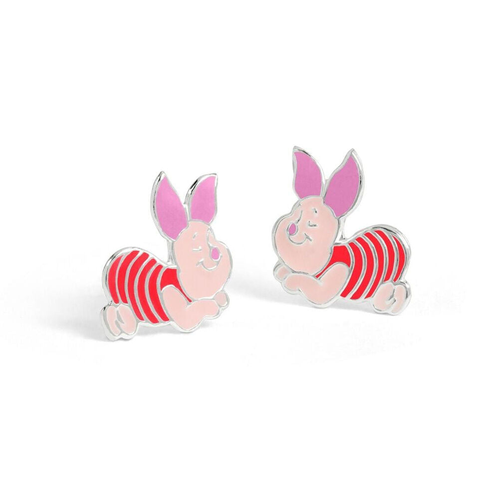 Brincos Piglet Winnie the Pooh Disney prata