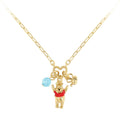 Pendente com pedra de berloque Winnie the Pooh Disney