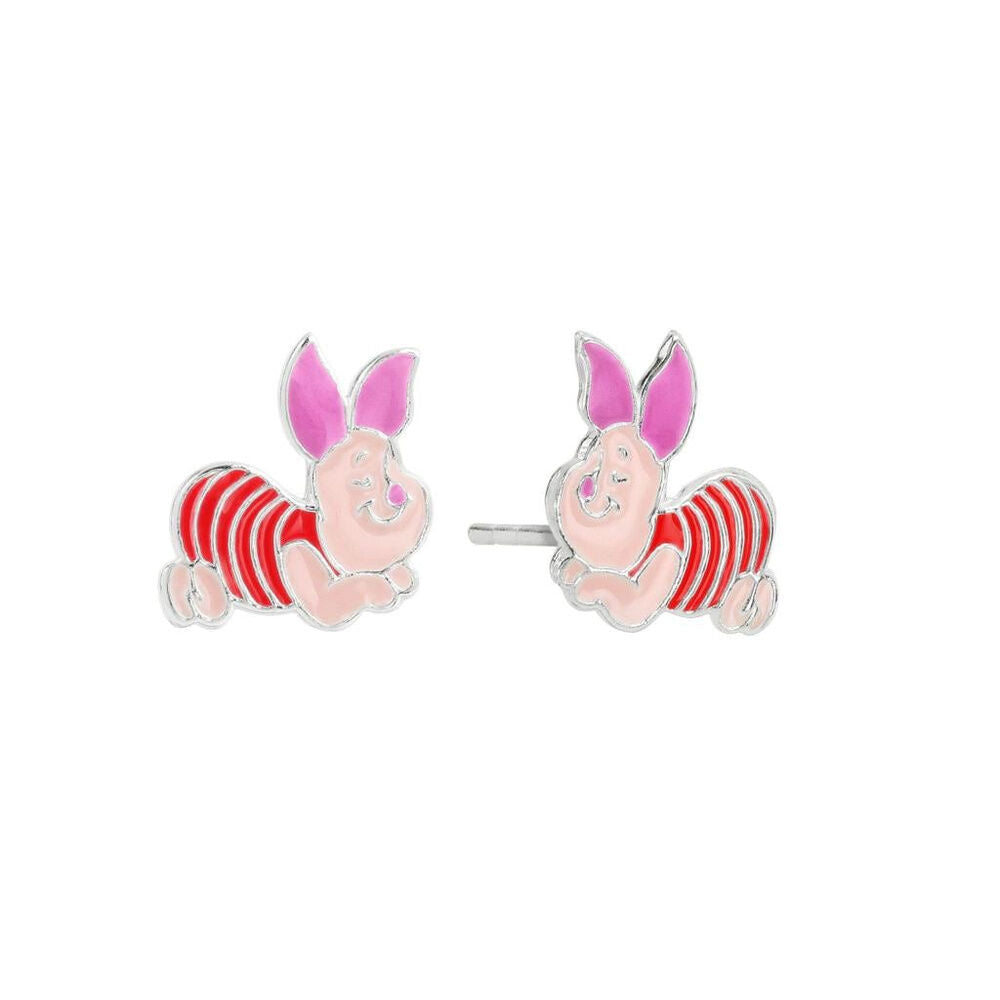 Brincos Piglet Winnie the Pooh Disney prata
