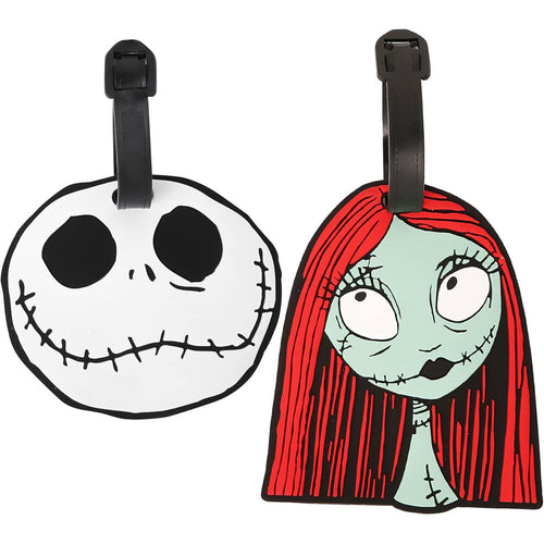 Conjunto de 2 etiquetas de bagagem do filme "O Estranho Mundo de Jack" da Disney