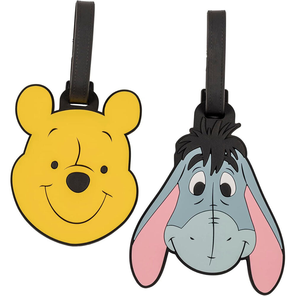 Conjunto de 2 etiquetas de bagagem Winnie the Pooh Disney