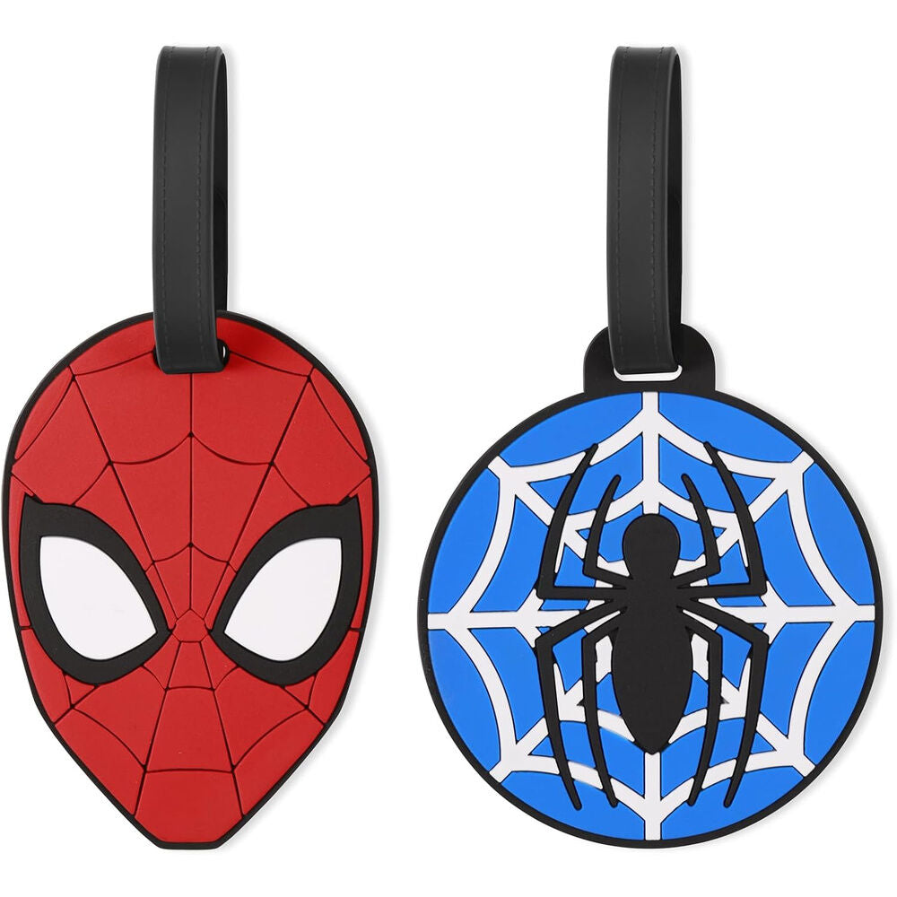 Conjunto de 2 etiquetas de bagagem Homem-Aranha da Marvel