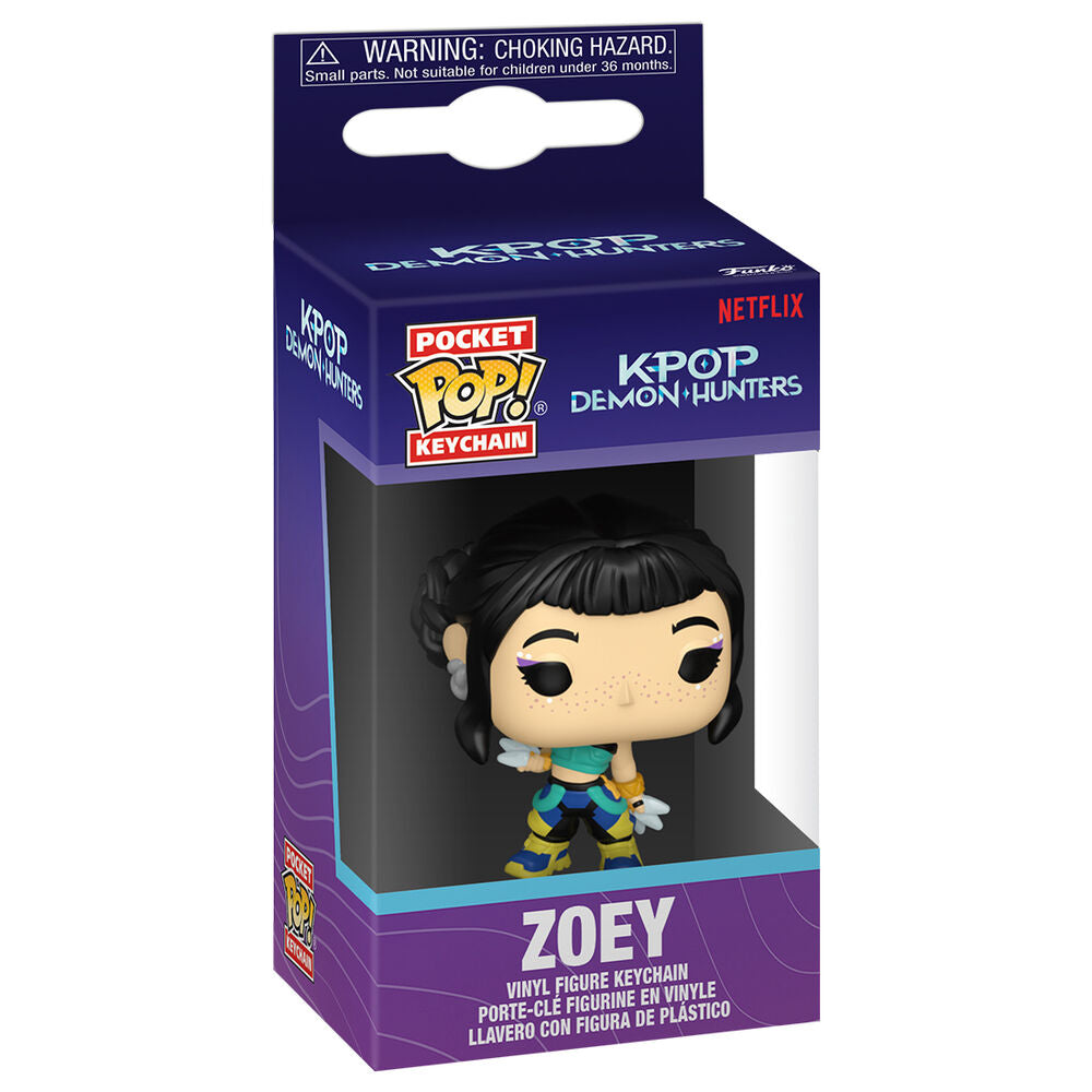 Porta-chaves Pocket POP K-Pop Demon Hunters Zoey