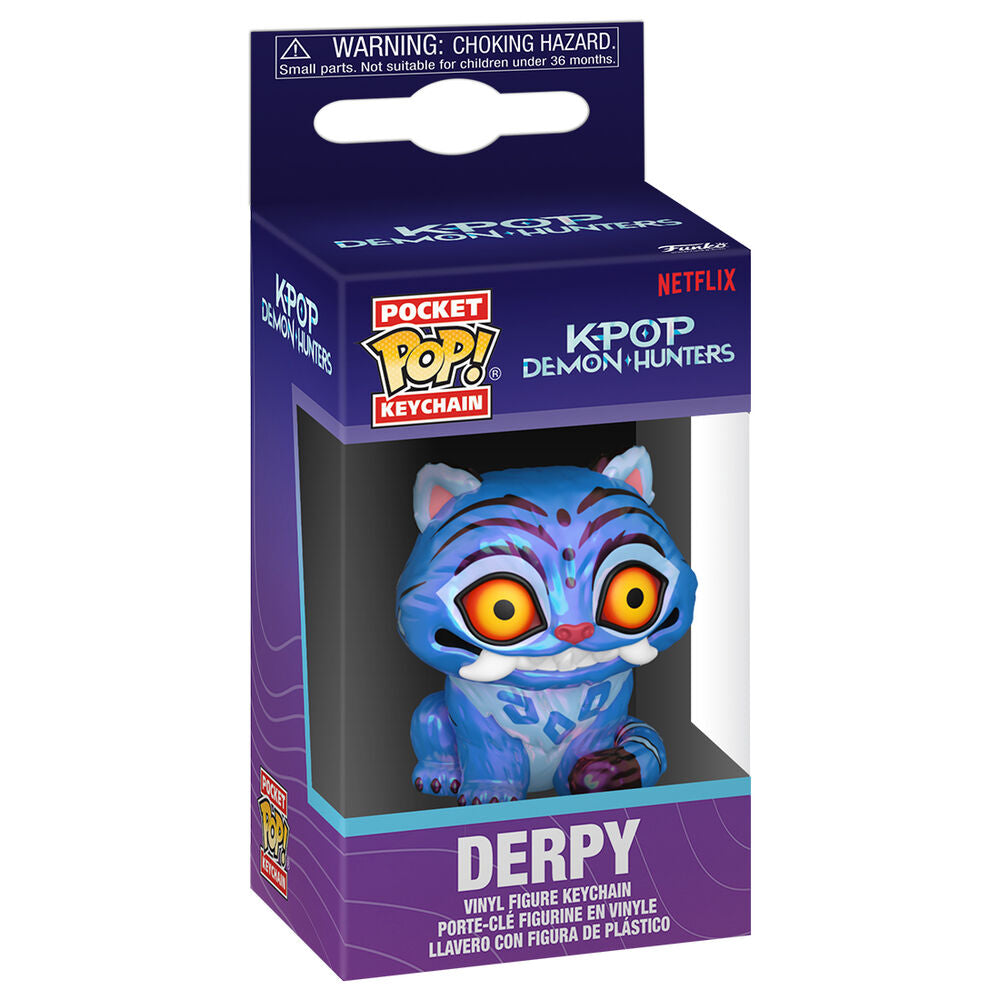 Llavero Derpy de cazadores de demonios K-Pop de bolsillo POP