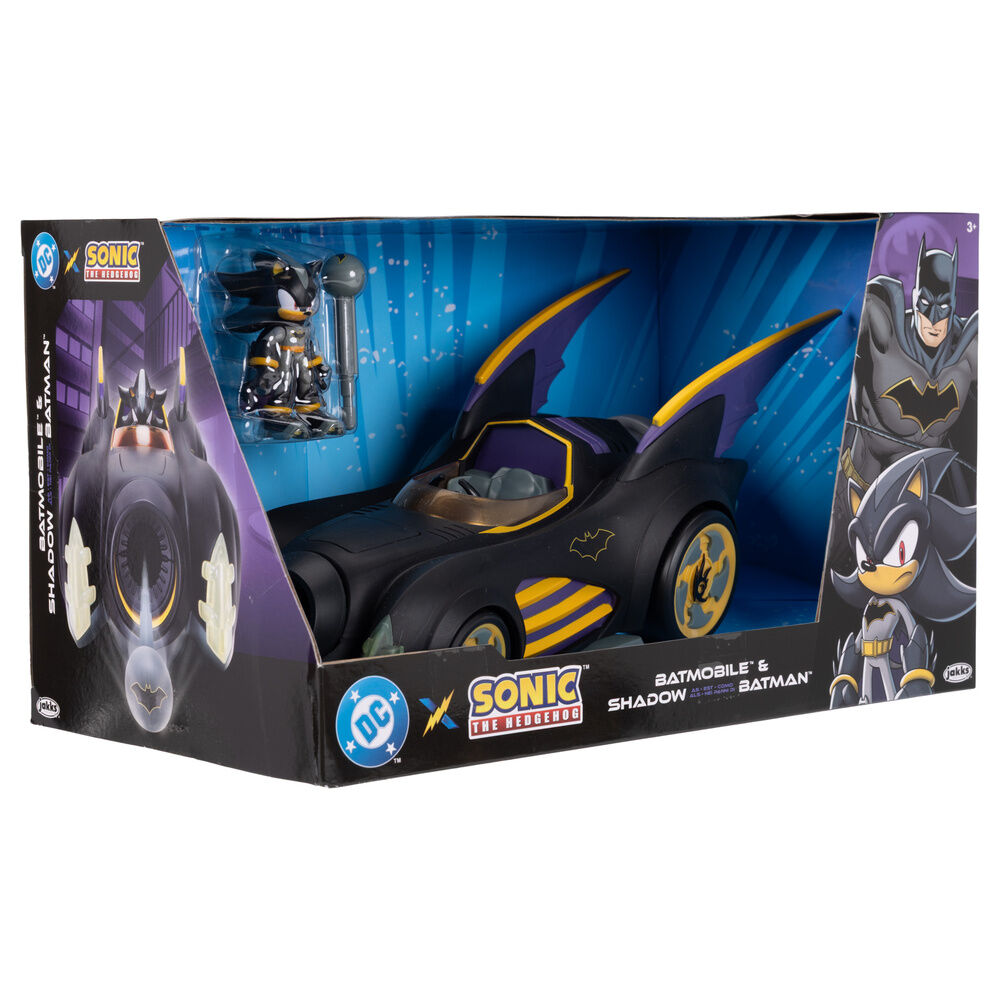 Batmobile + figura Shadow Batman Sonic The Hedgehog