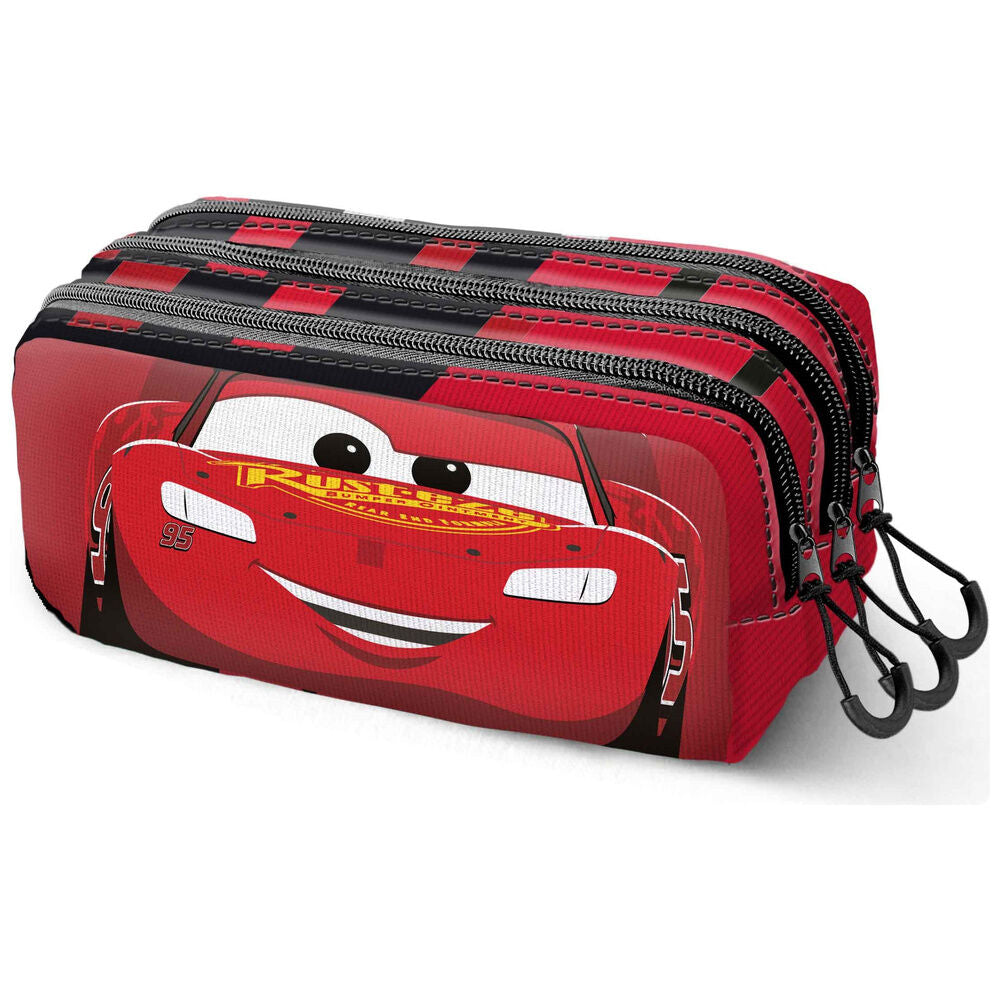 Estojo triplo Speed Cars 3 Disney Pixar