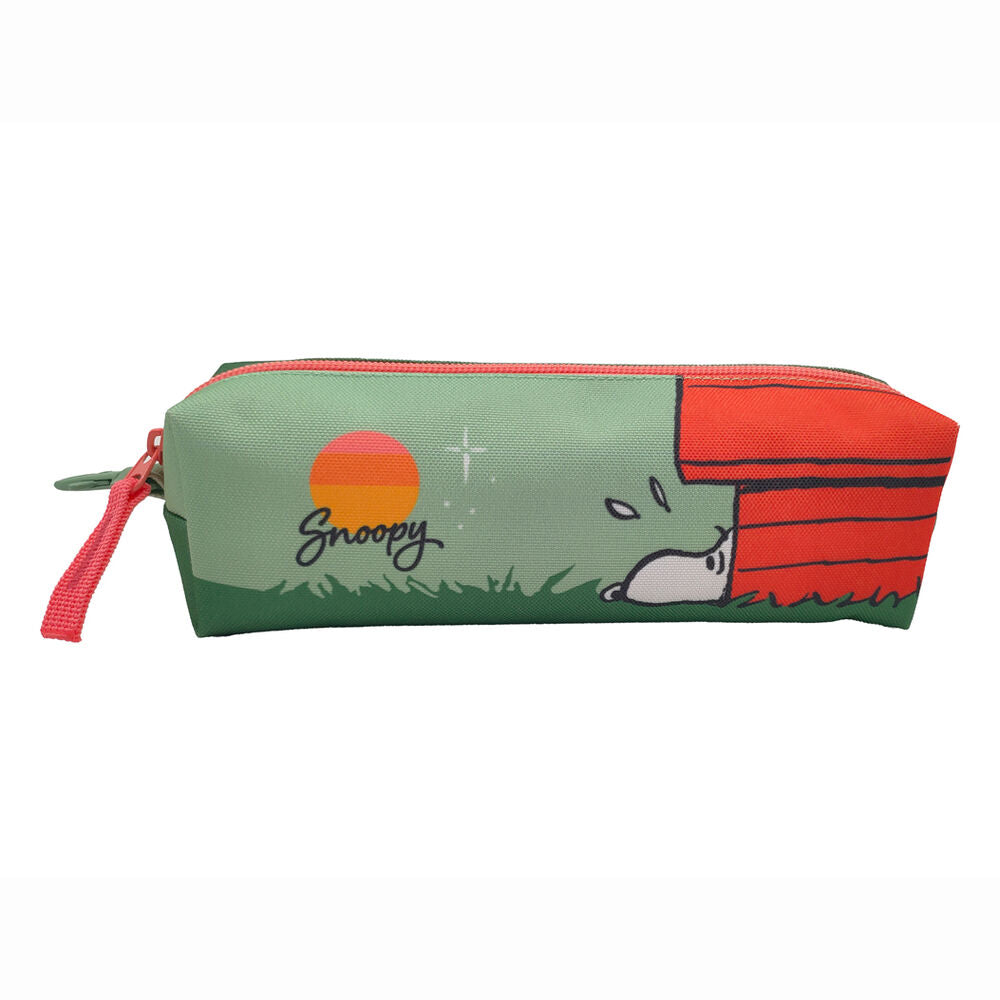 Conjunto de Trolley 43cm + lancheira + estojo Snoopy Peanuts