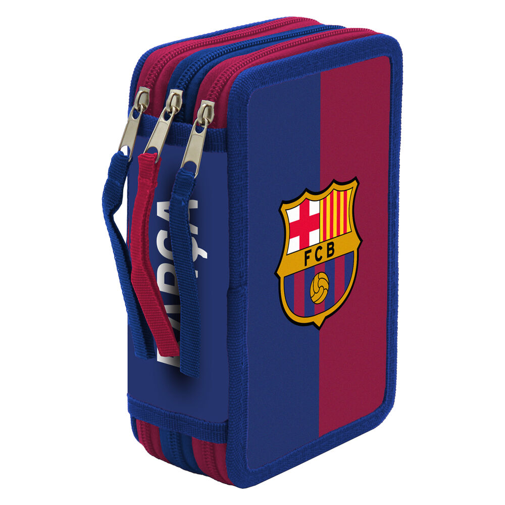 Estojo triplo F.C. Barcelona 39 peças