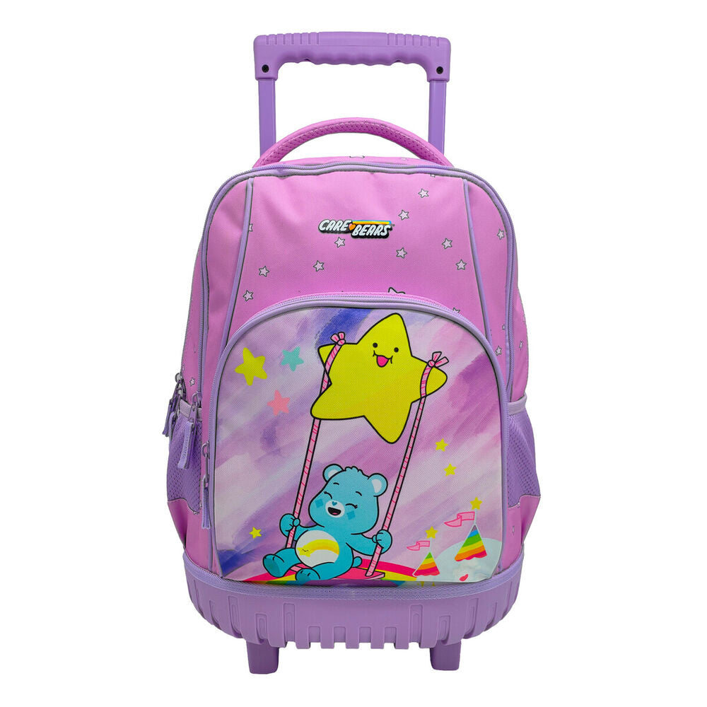 Conjunto de Trolley 50cm + lancheira + estojo Ursos Amorosos
