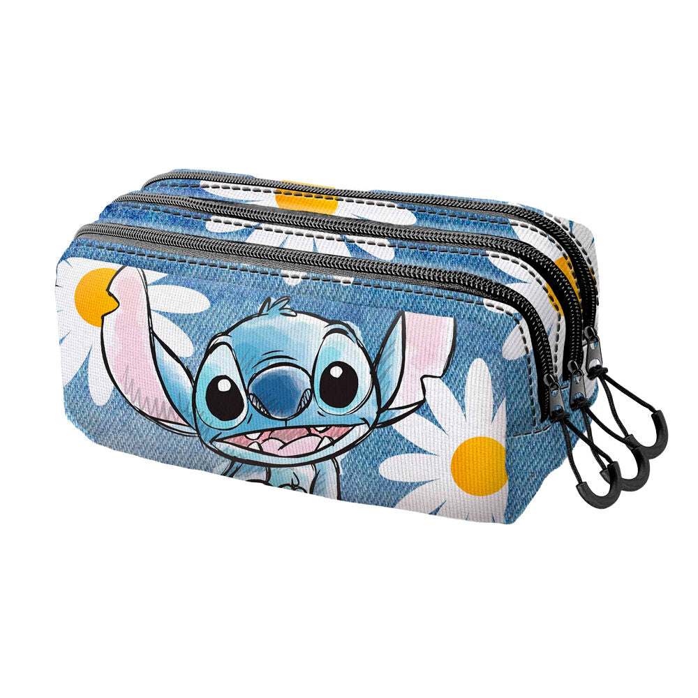 Estojo triplo Stitch Disney