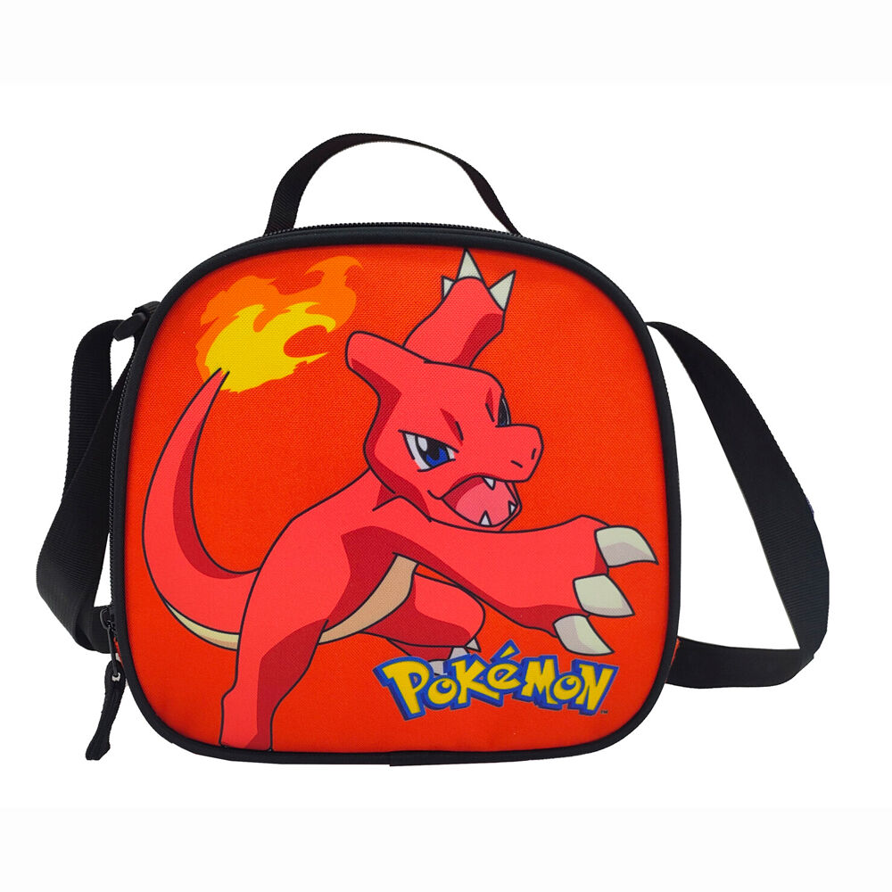 Conjunto de Trolley 43cm + lancheira + estojo Pokemon
