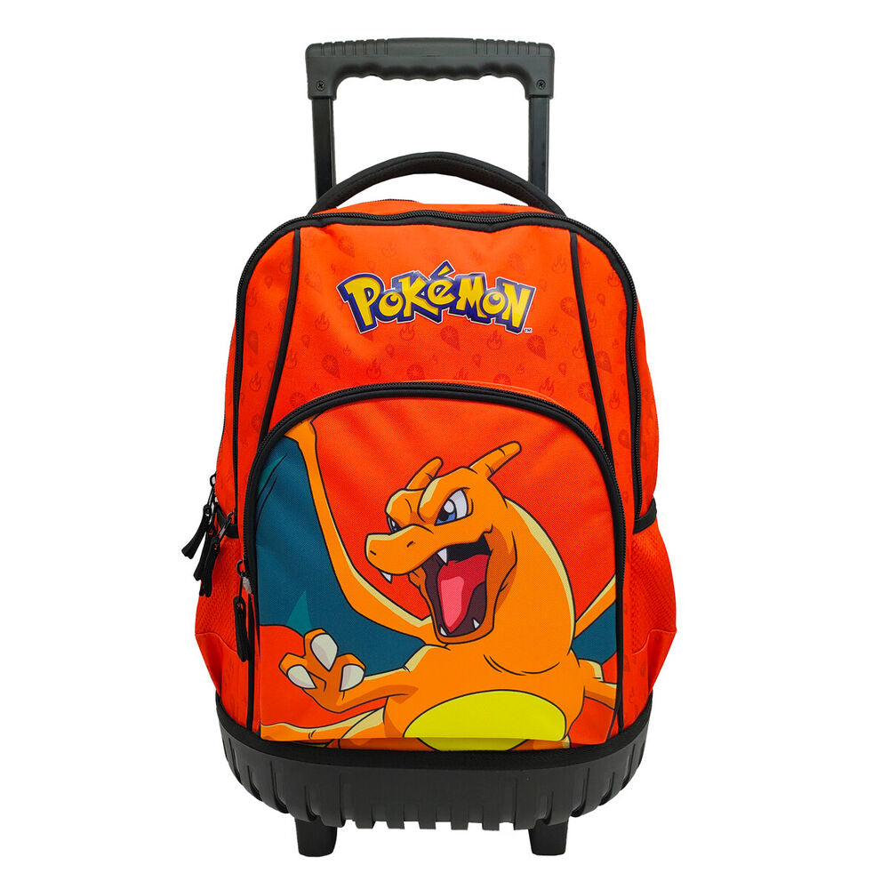 Conjunto de Trolley 50cm + lancheira + estojo Pokemon