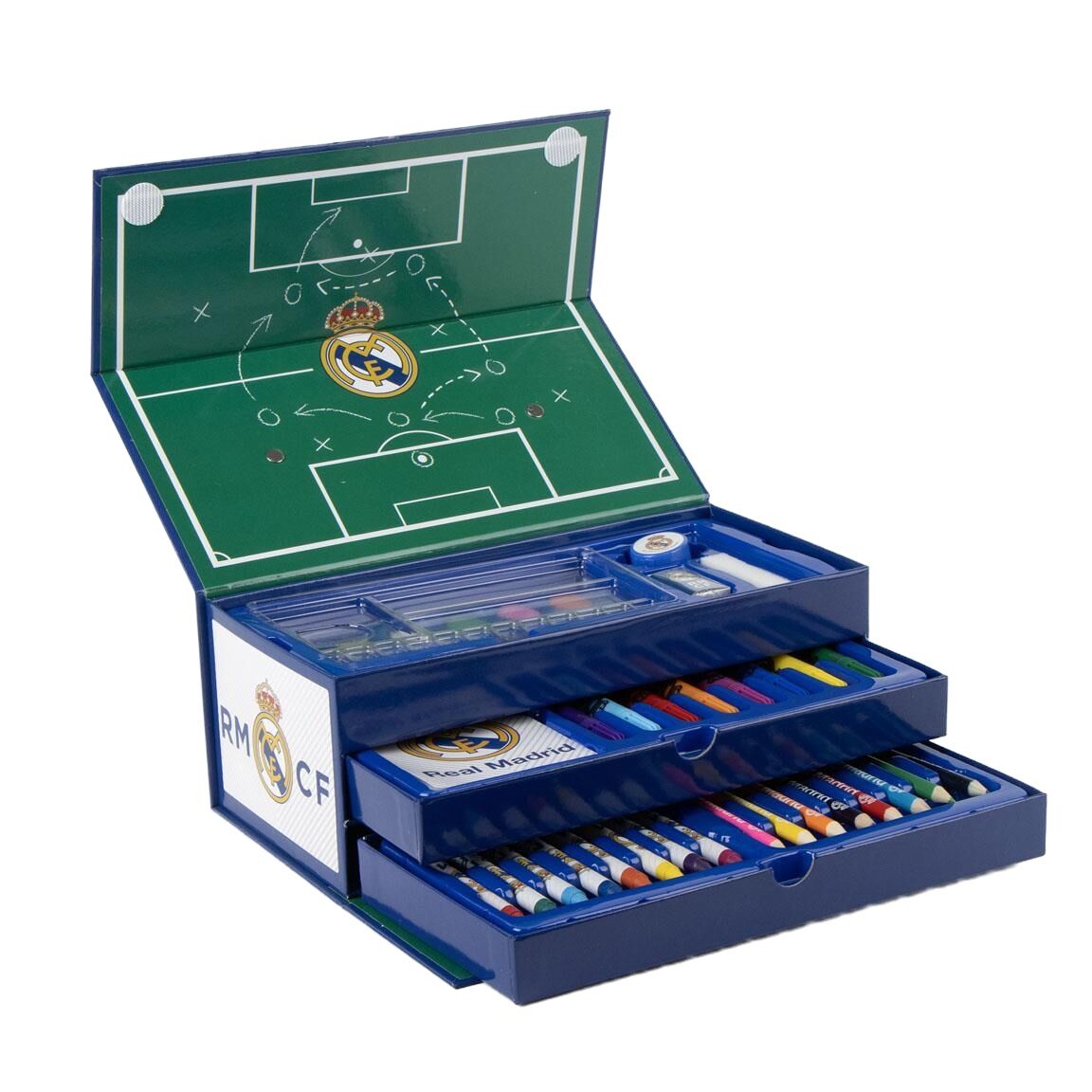 Mala com atividades do Real Madrid