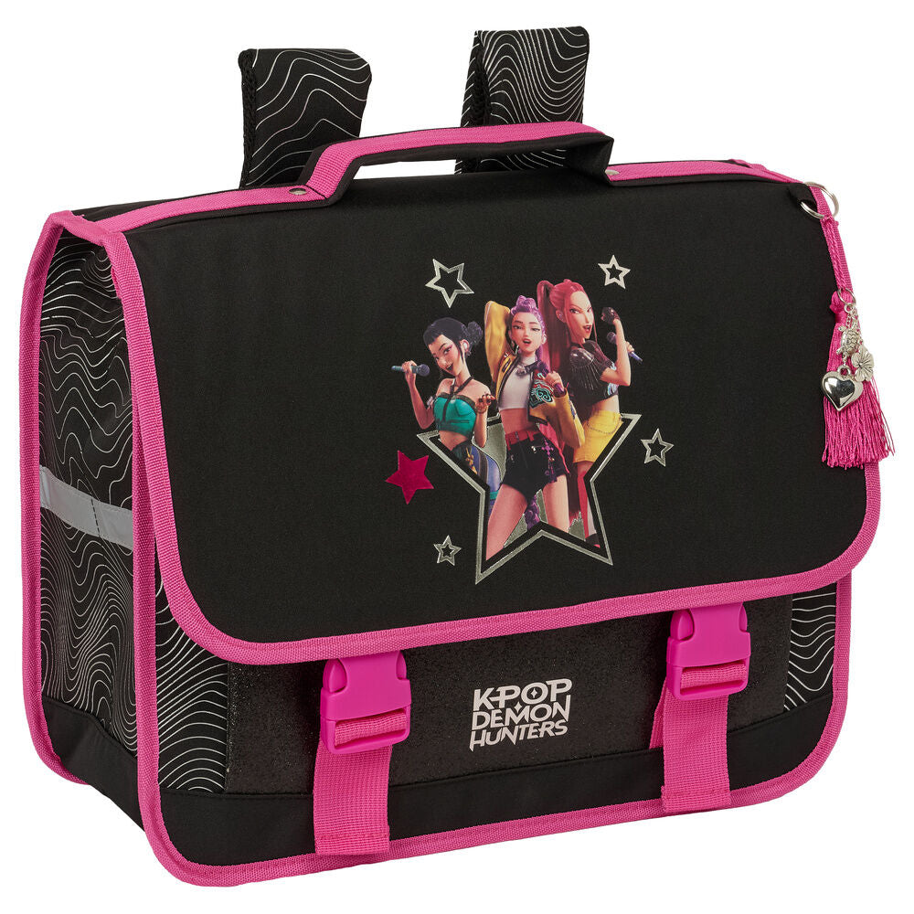 Mochila Carteira Energy K-Pop Demon Hunters 40cm