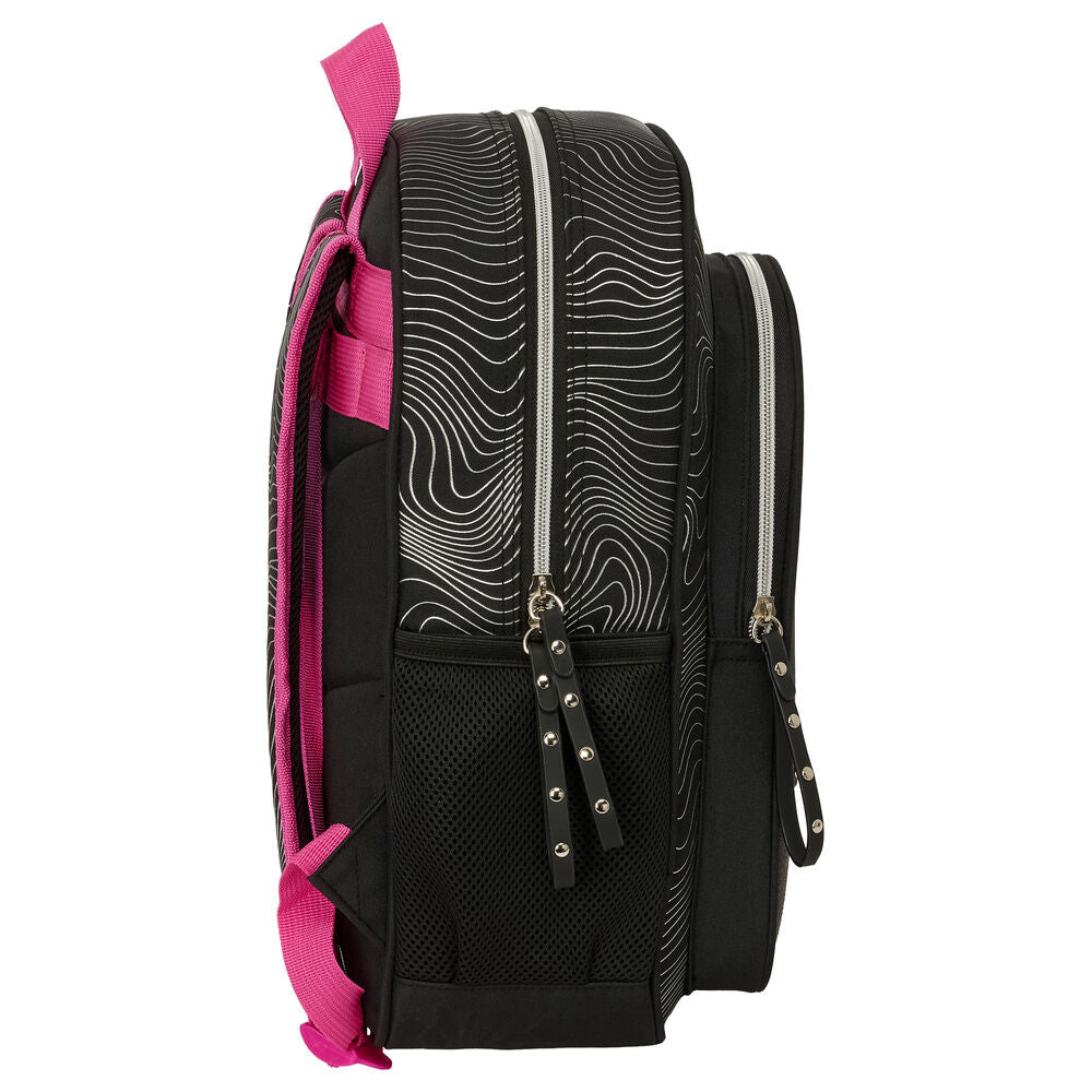 Mochila Energy K-Pop Demon Hunters 38cm adaptável