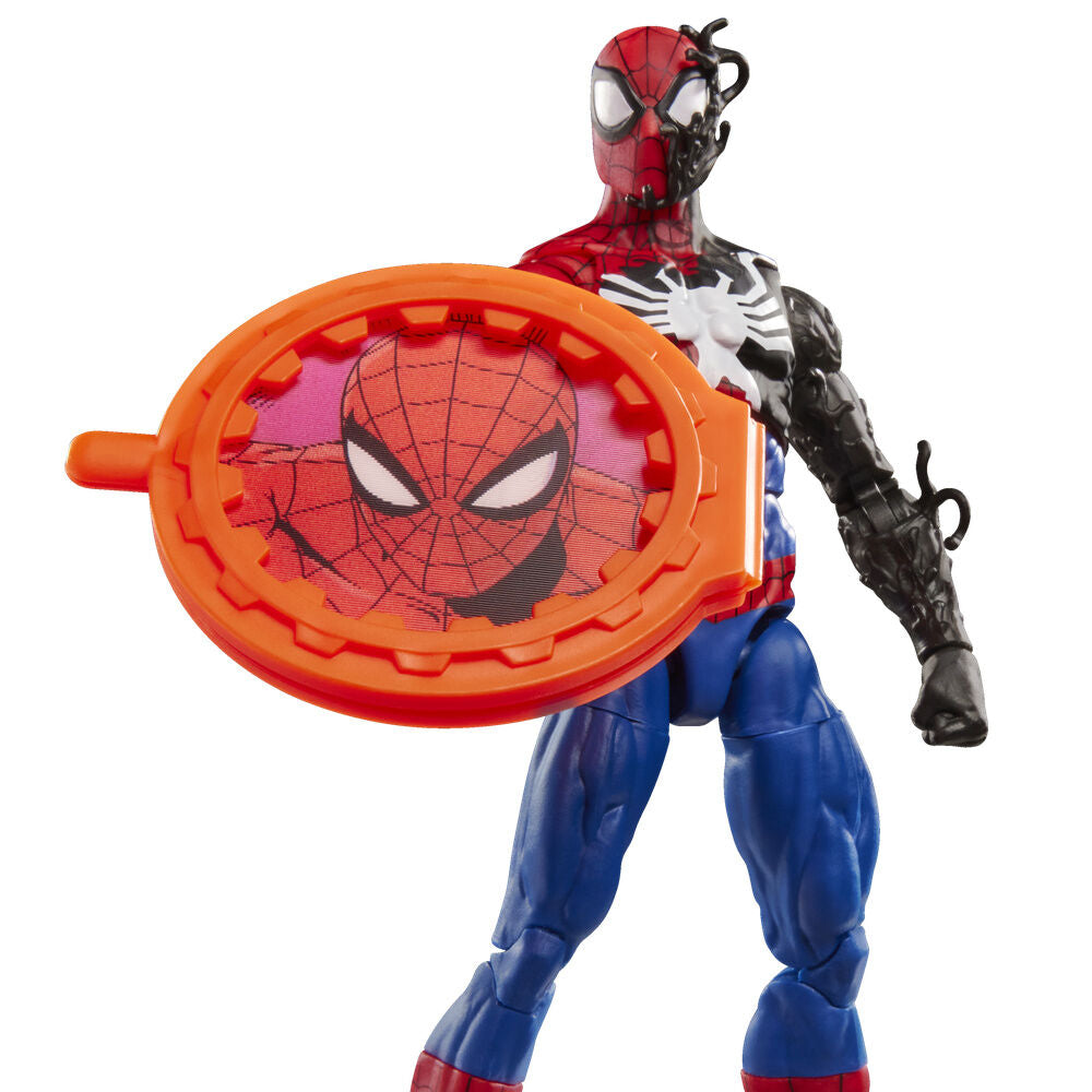 Figura Spiderman Alien Costume Secret Wars Marvel Legends Series 15 cm - imagem 5