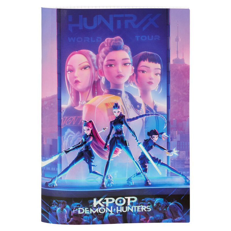 Caderno A4 K-POP Stationery Kpop Demon Hunters