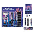 Conjunto papelaria caderno A5 K-POP Demon Hunters