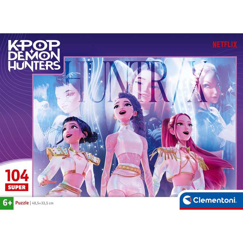 Puzzle 1 Super K-POP Demon Hunters 104 peças
