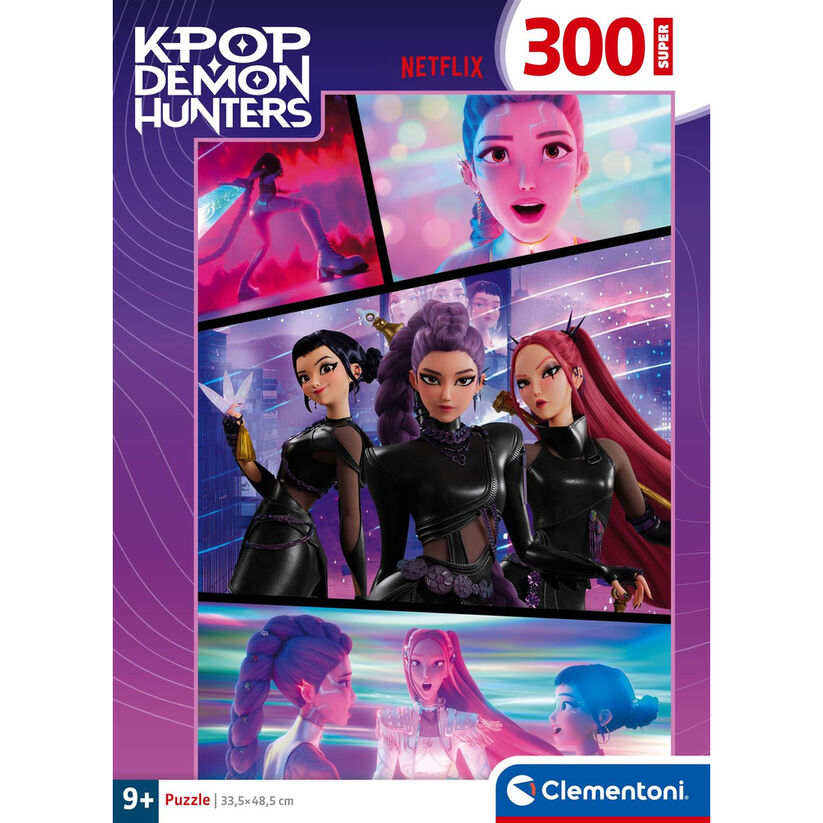 Puzzle Super K-POP Demon Hunters 300 peças