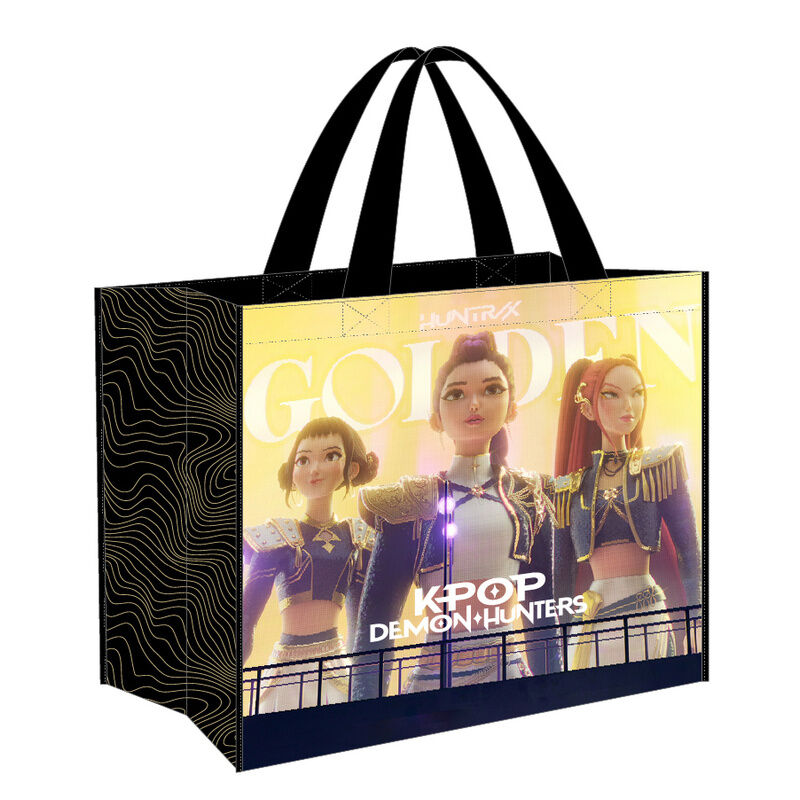 Black shopping bag KPop Demon Hunters