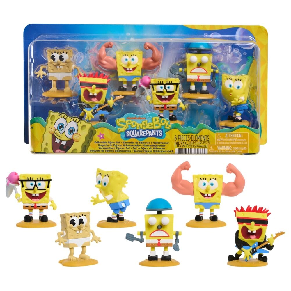 Conjunto de 5 Figuras SpongeBob — Sortido — imagem 2