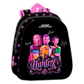 Mochila 3D Negra K-POP Demon Hunters 33cm