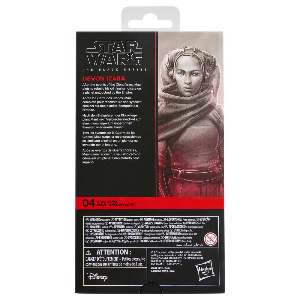 Figura Devon Izara Maul Shadow Lord Star Wars 15 cm - imagem 5