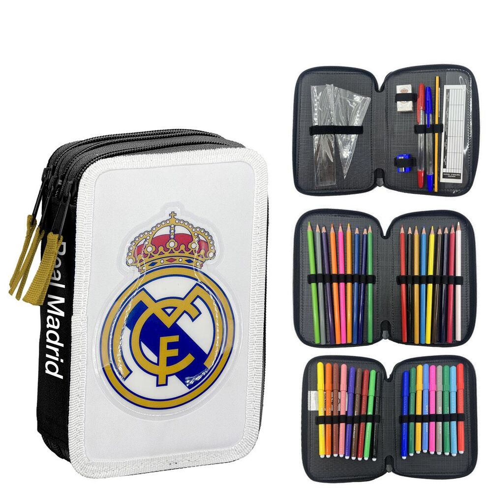 Estojo triplo Real Madrid
