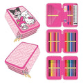 Estojo triplo Hello Kitty and Friends completo
