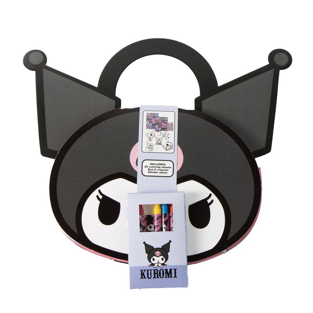 Kuromi Hello Kitty coloring activity book