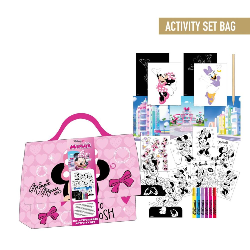 Bolso set para colorear Minnie Disney