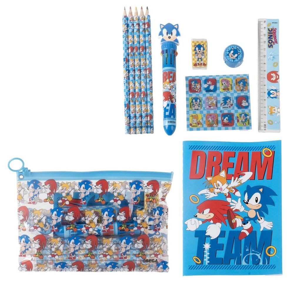 Set papelería Sonic the Hedgehog