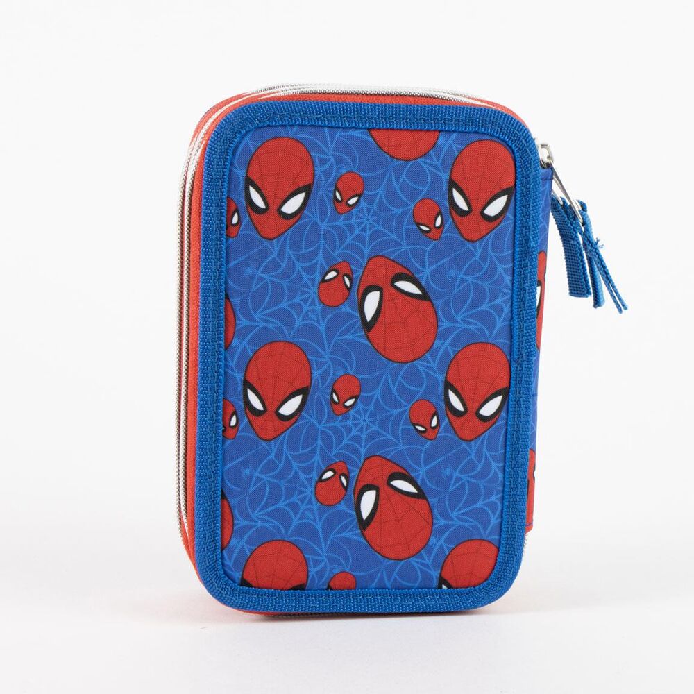 Estojo triplo Spiderman Marvel completo