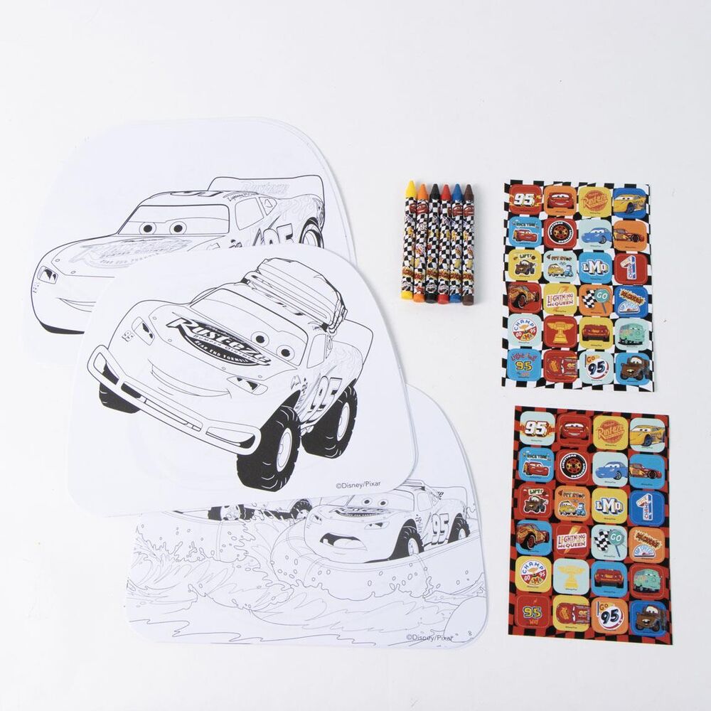 Album atividades para colorir Cars Disney Pixar