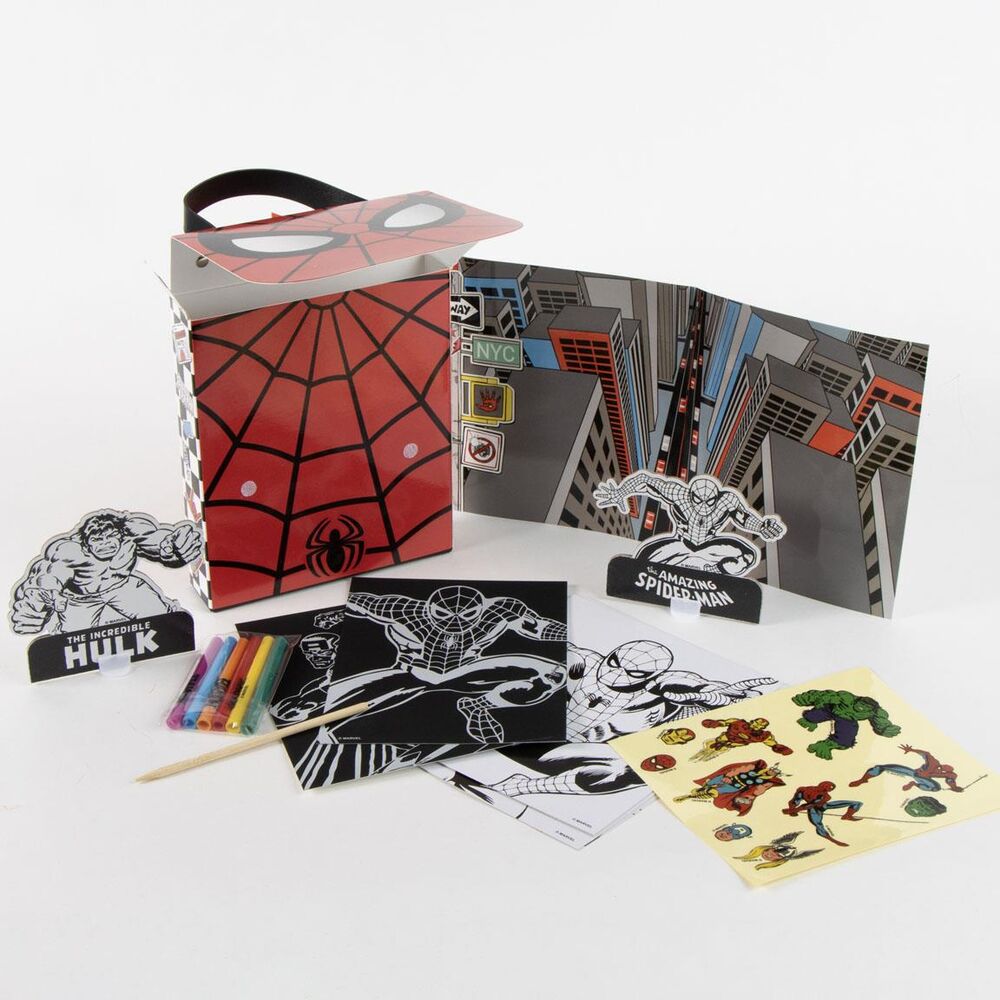 Conjunto para colorir Spiderman Marvel