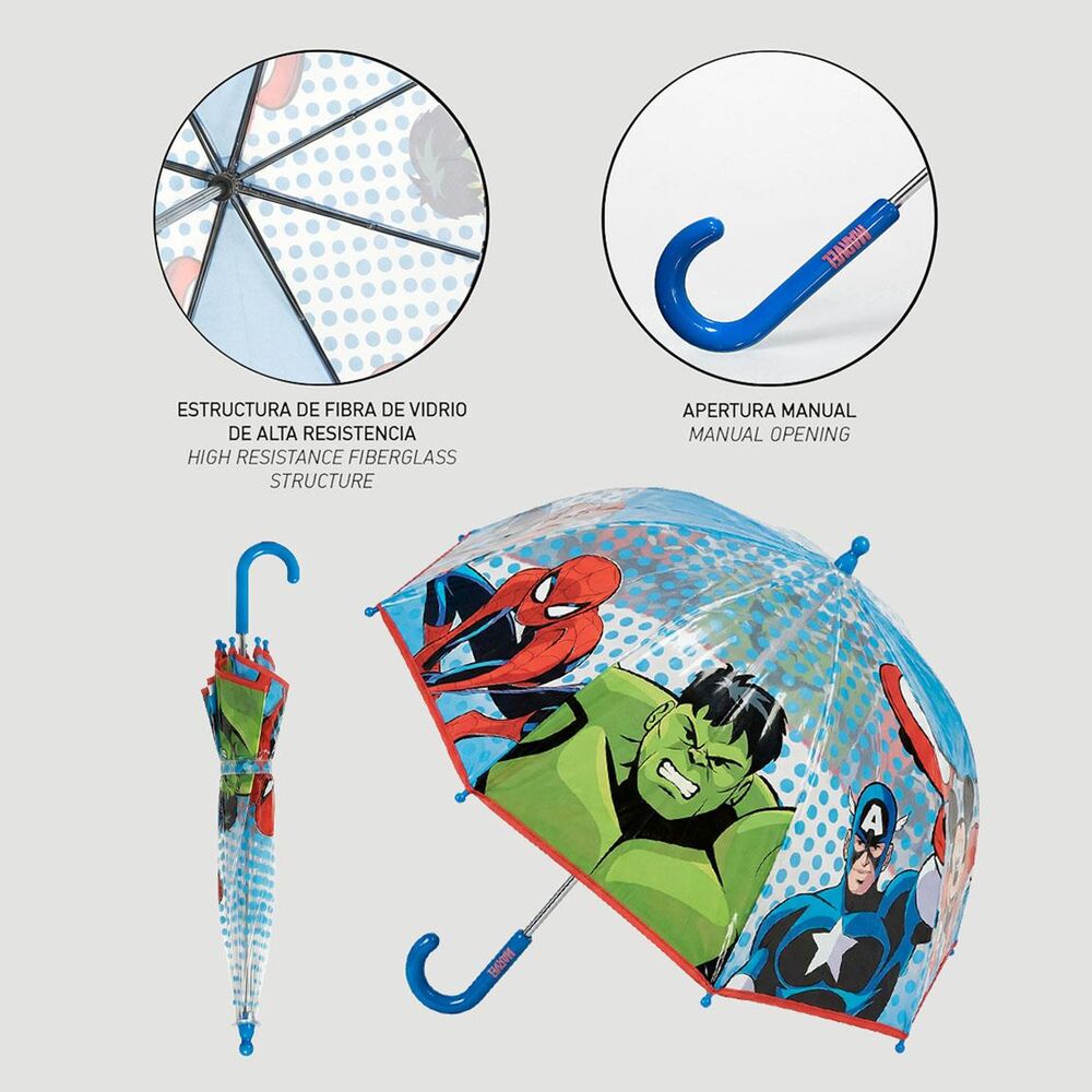 Guarda-chuva manual Avengers Marvel 45cm