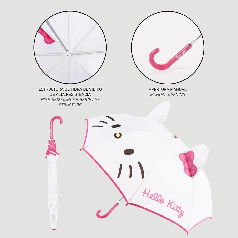 Guarda-chuva manual Hello Kitty 63cm