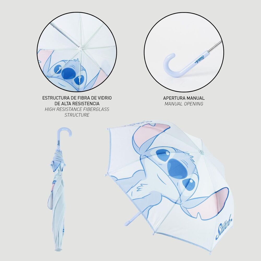 Guarda-chuva manual Stitch Disney 63cm