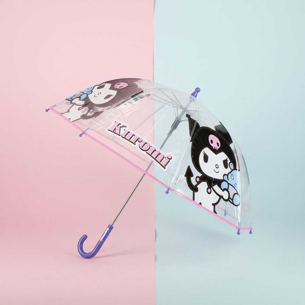 Guarda-chuva manual Kuromi Hello Kitty