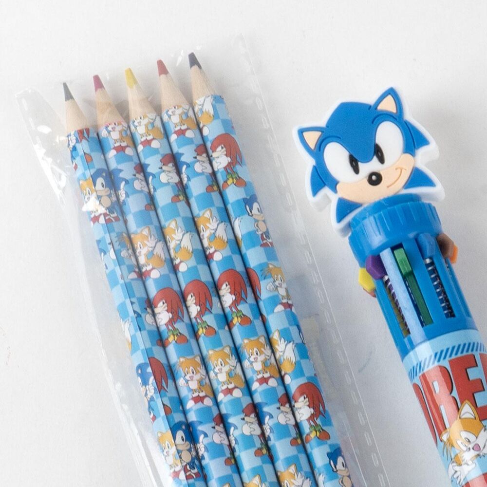 Set papelería Sonic the Hedgehog