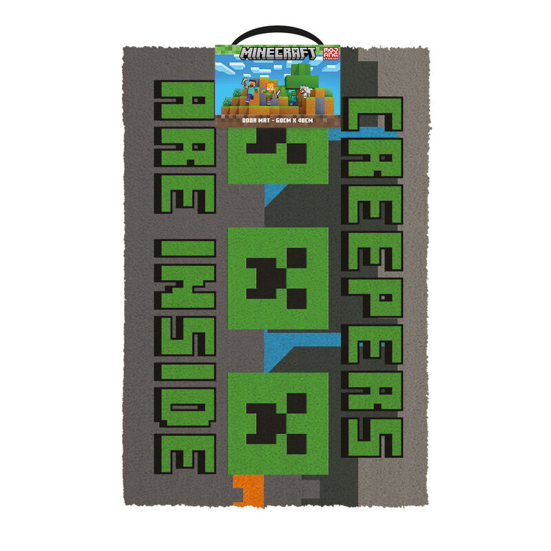 Tapete de Entrada Creepers Minecraft