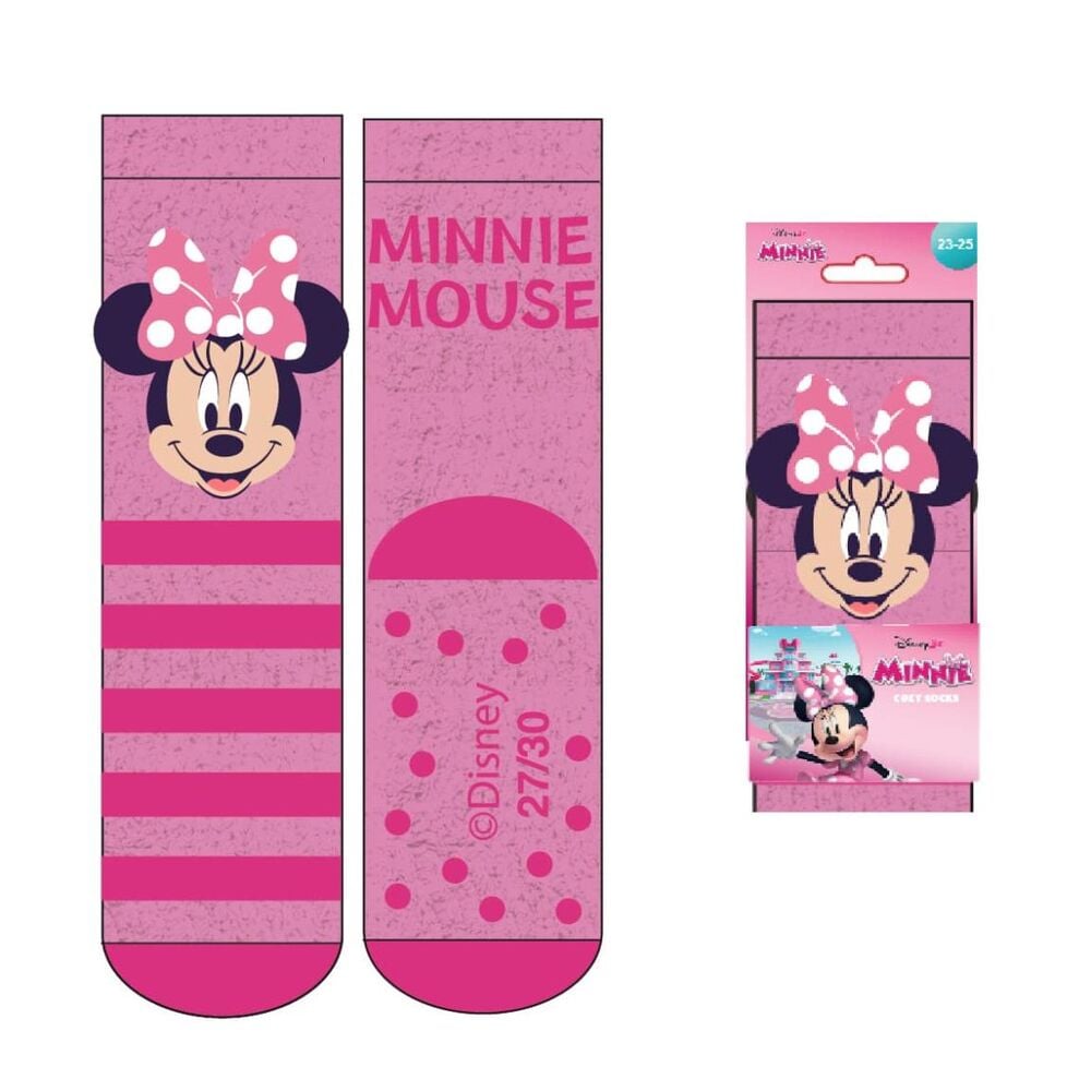 Meias antiderrapantes Minnie Disney