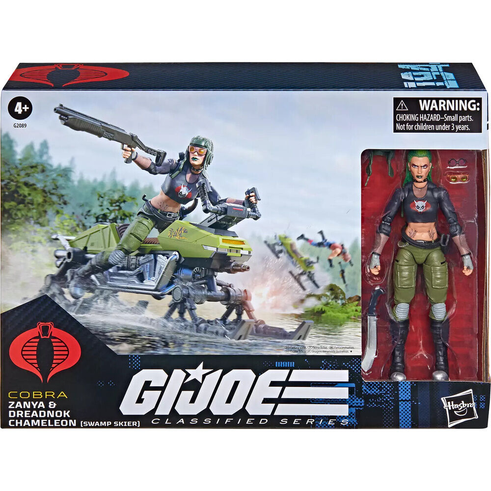 Figura Zanya and Dreadnok Chameleon Classified Series Cobra G.I. Joe 15 cm - imagem 1