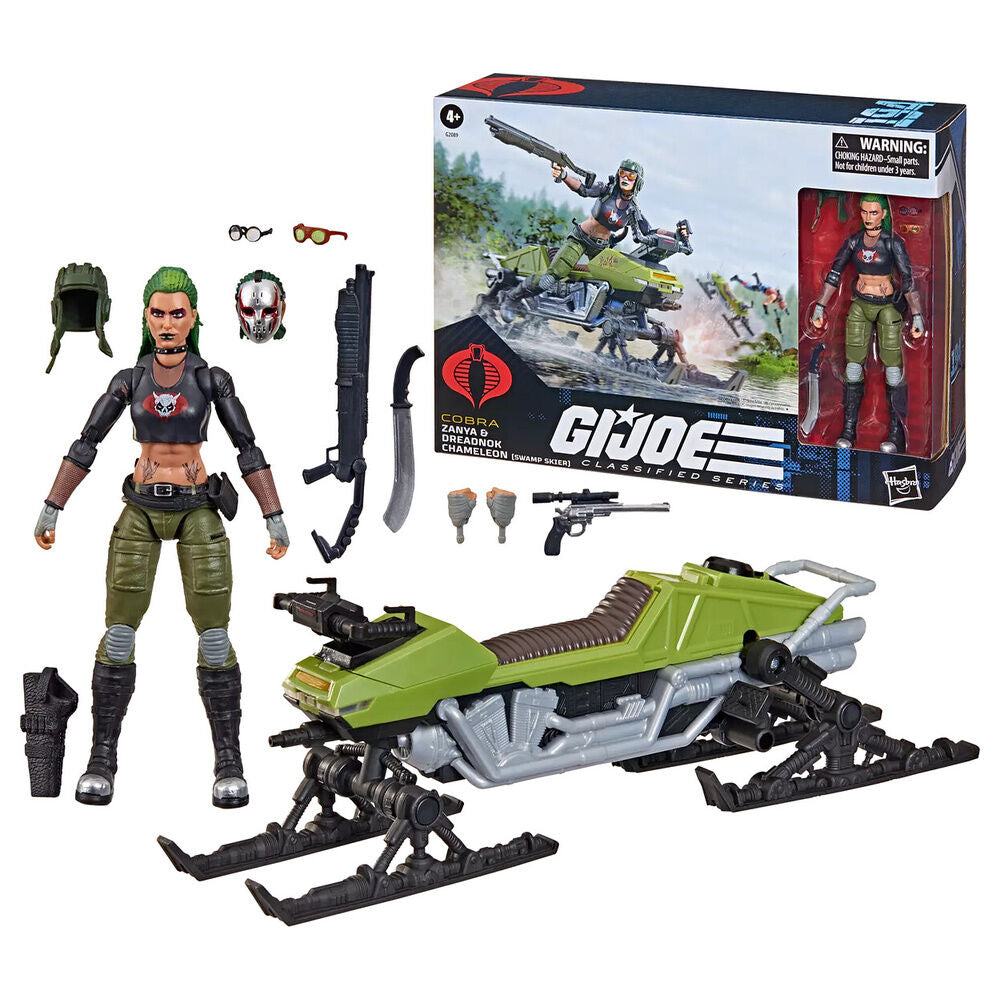 Figura Zanya and Dreadnok Chameleon Classified Series Cobra G.I. Joe 15 cm - imagem 2
